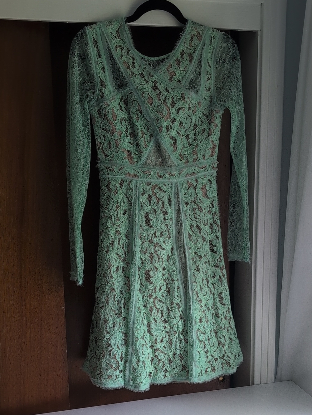BCBG Max Azria Women's Mallory Opaline Green Dress Size 4